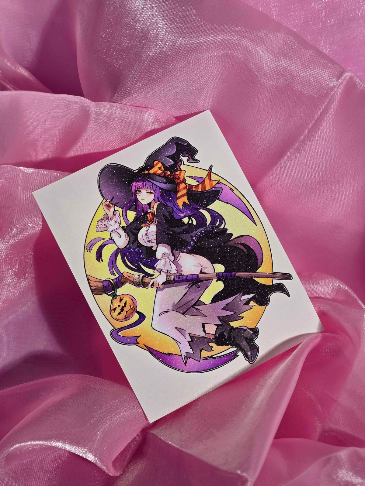 Magical Broom Ride Sticker