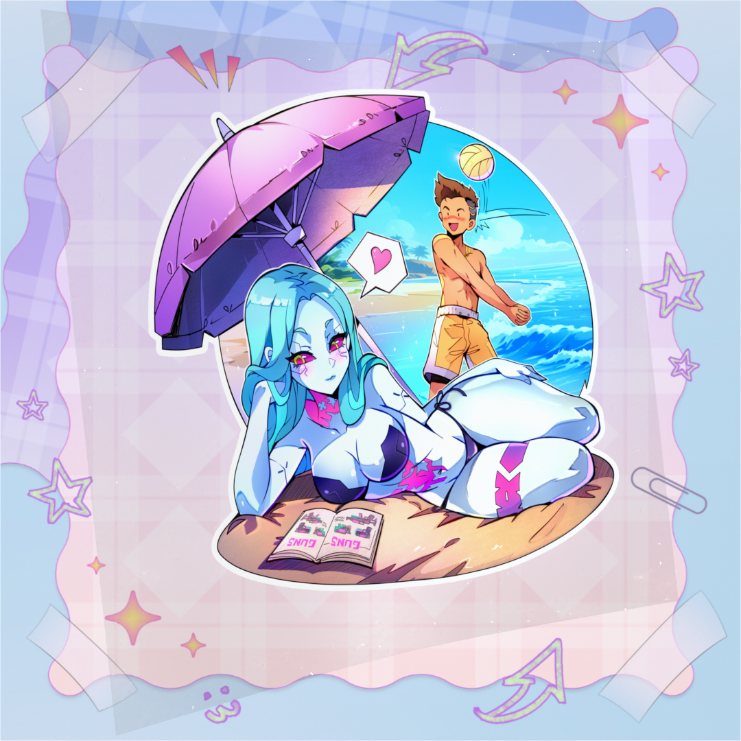 Summer Becca Stickers