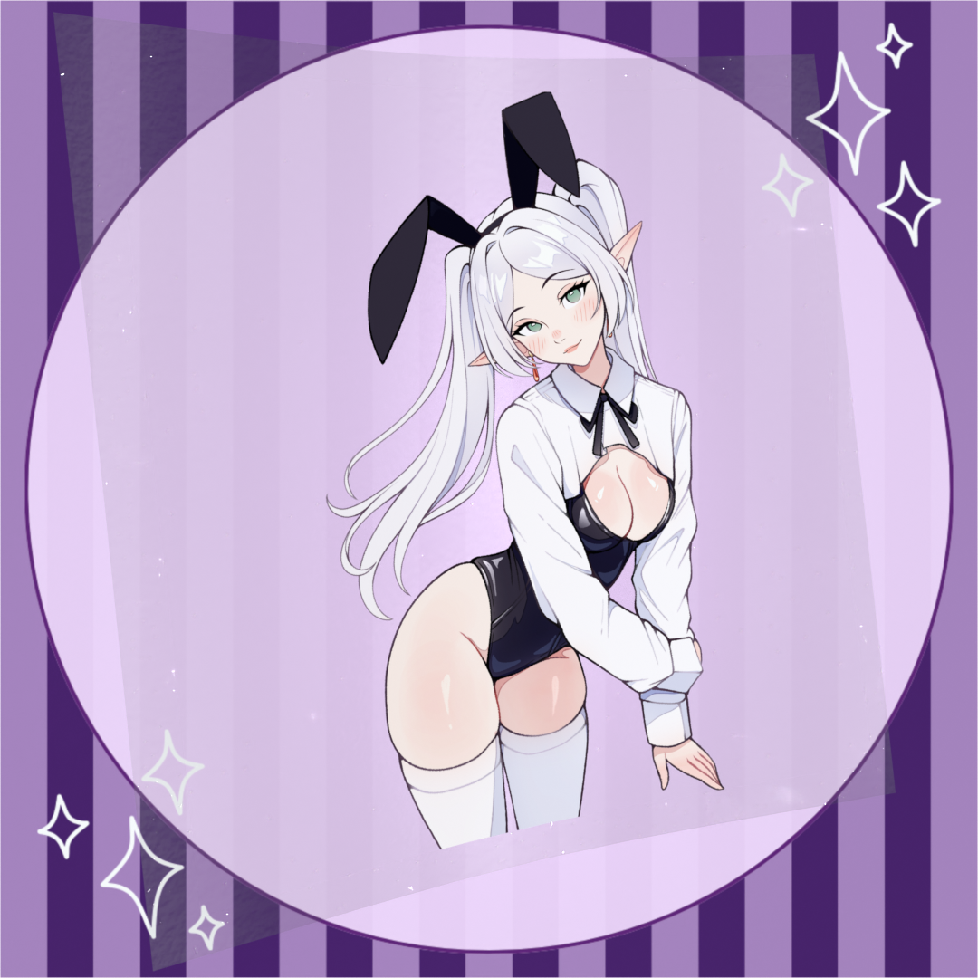 Bunny Girl V1 Frier Stickers