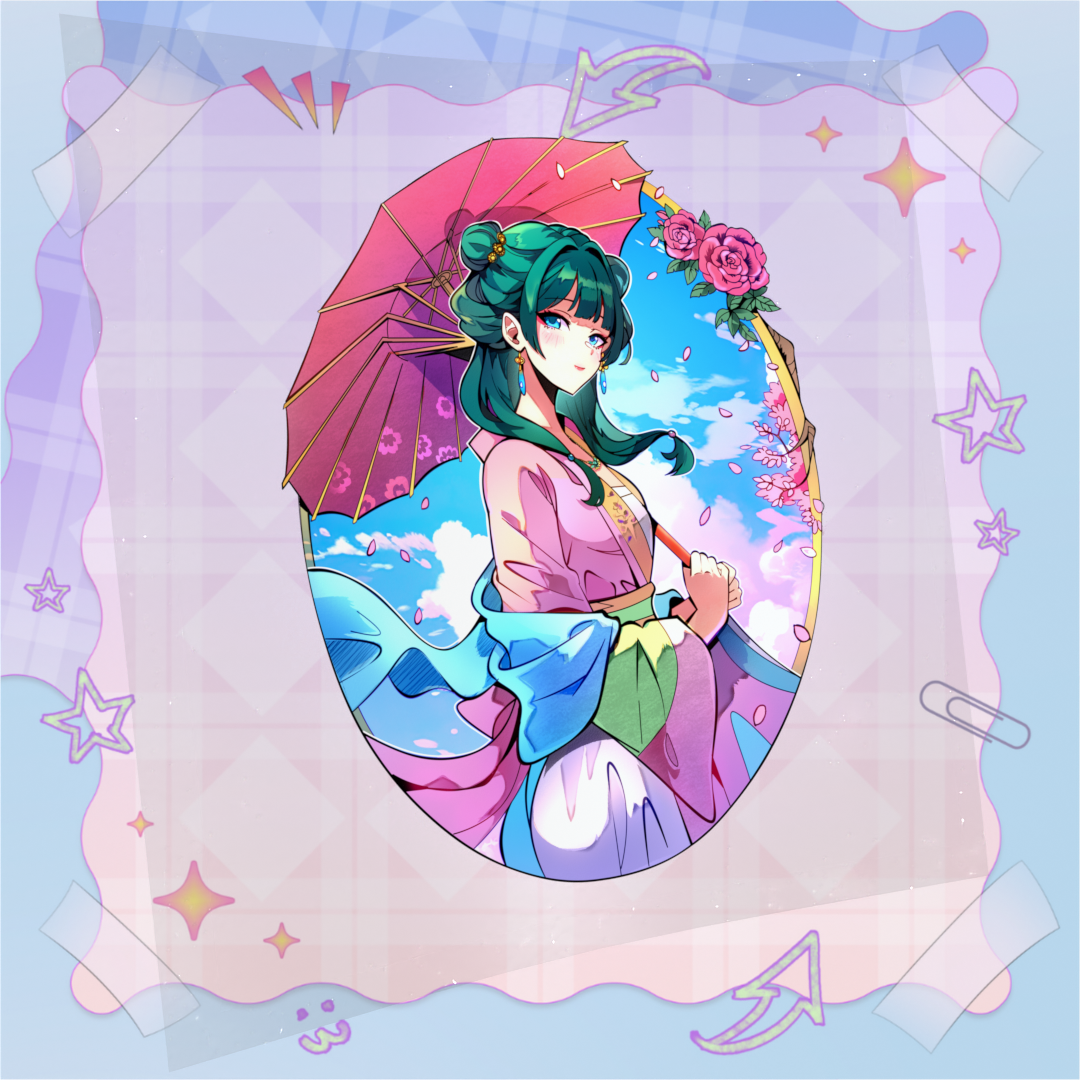 Lunar New Year Dress Mao Stickers