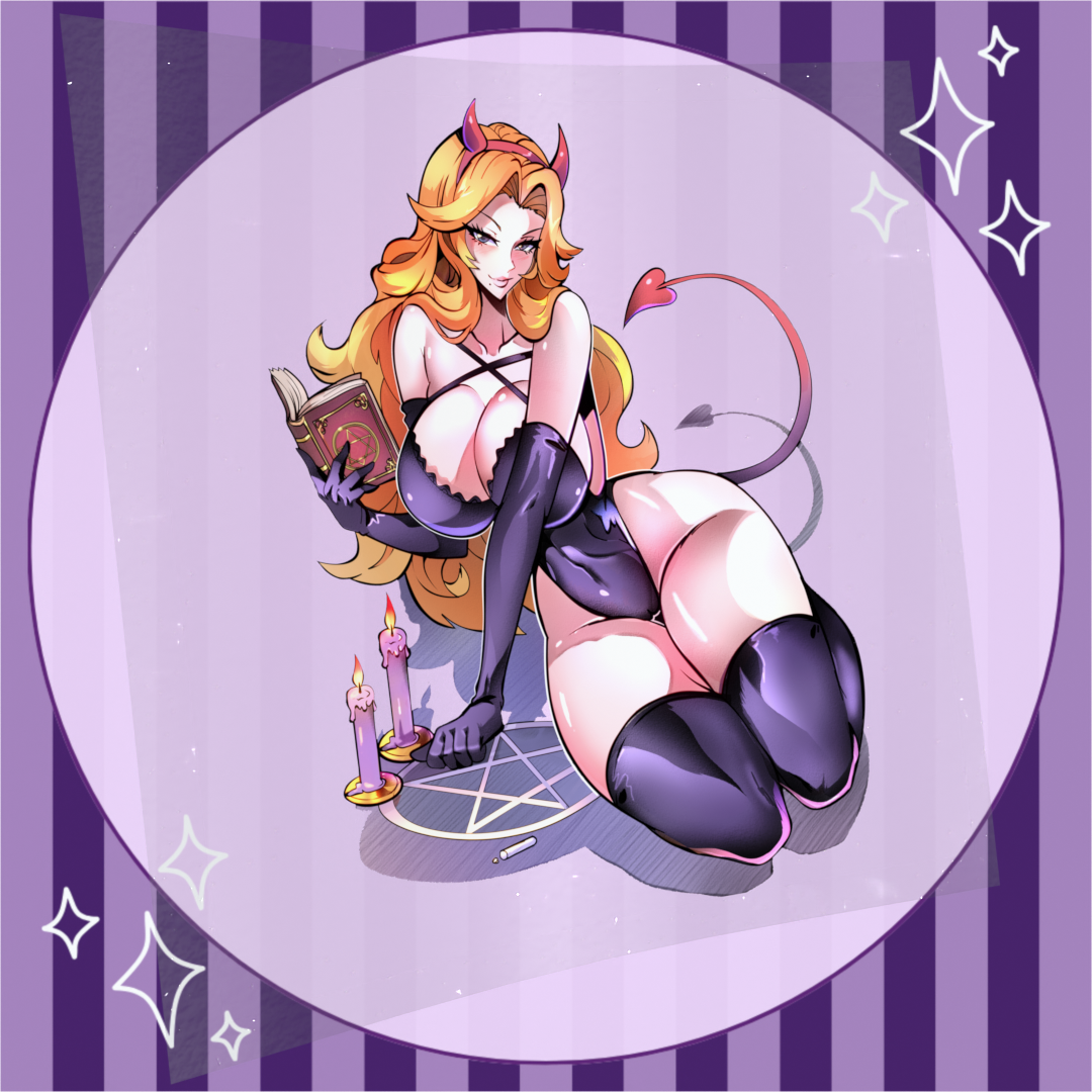 Succubus Rangiku Sticker