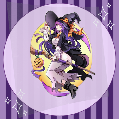 Magical Broom Ride Sticker