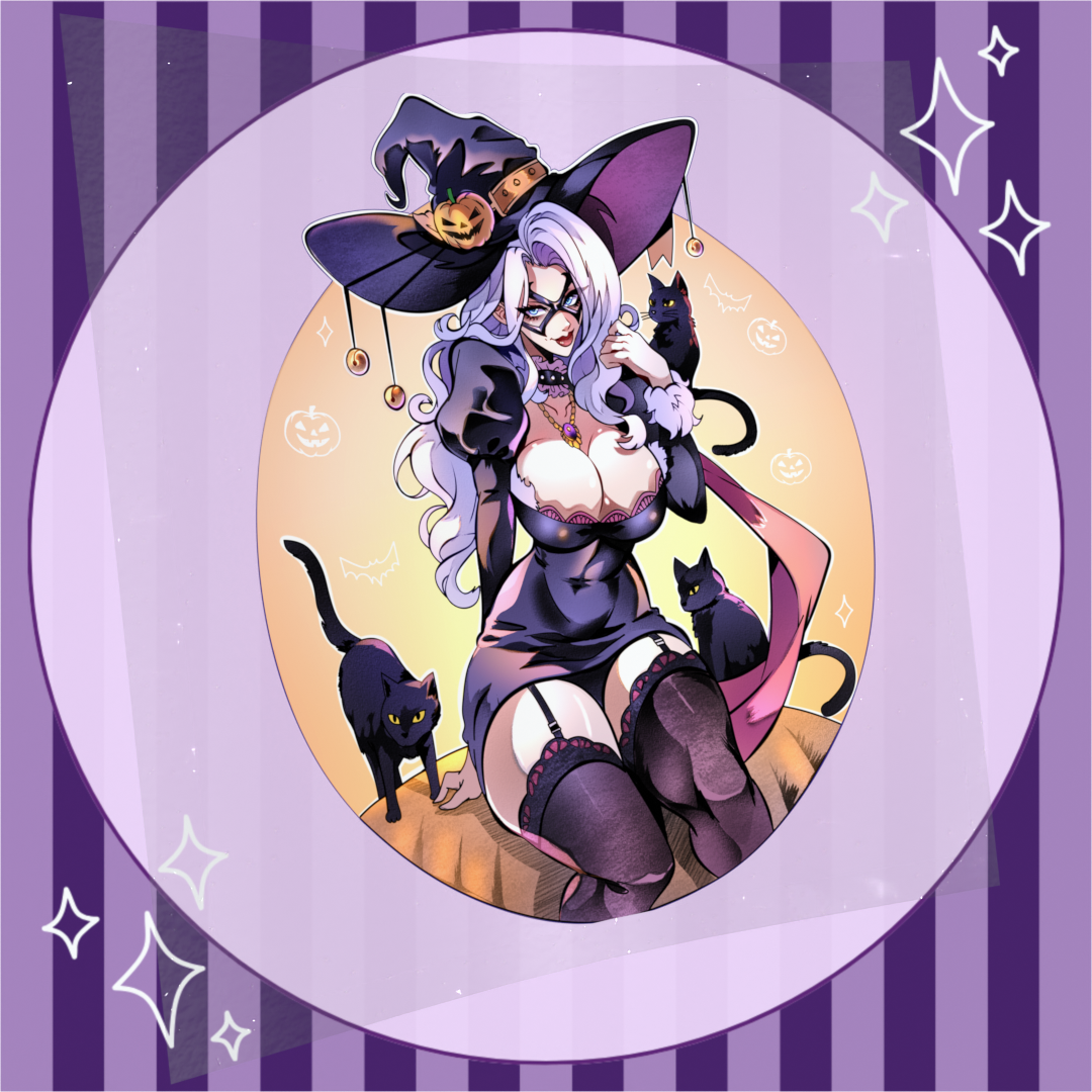 Feline Familiar Sticker