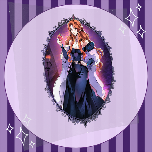 Jasmine and Wine Vampire Sticker