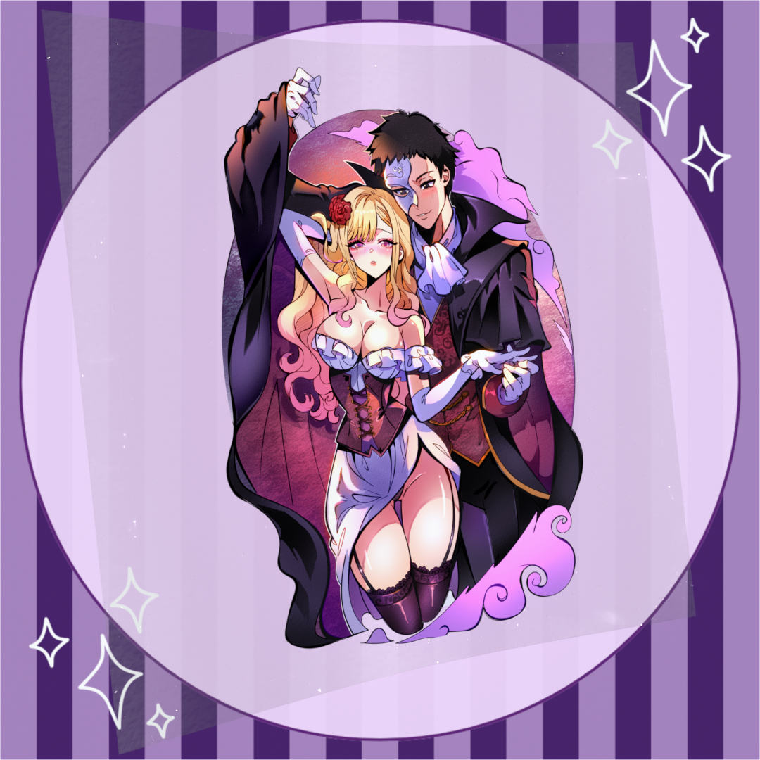 Music of the Night Sticker