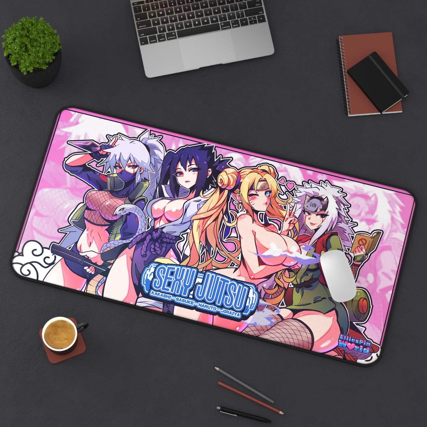 Gender Bender Sexy Jutsu Desk Mat