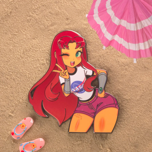 Space Starfire Pin
