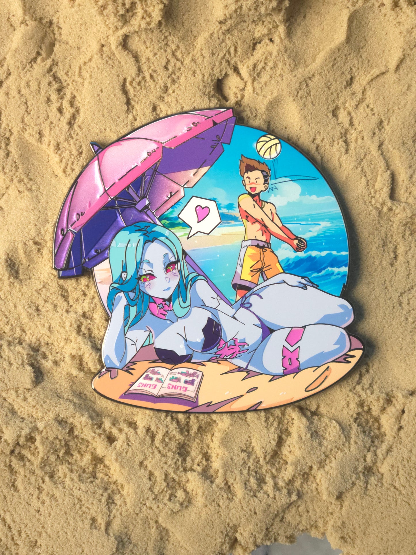 Beach Becca Pin