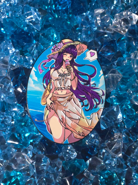 Ice Cream Ferrn Pin
