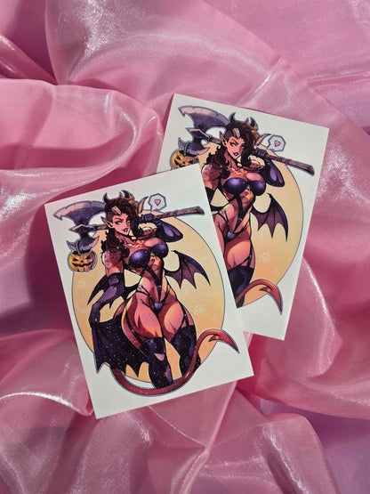 Hellfire Heart Sticker