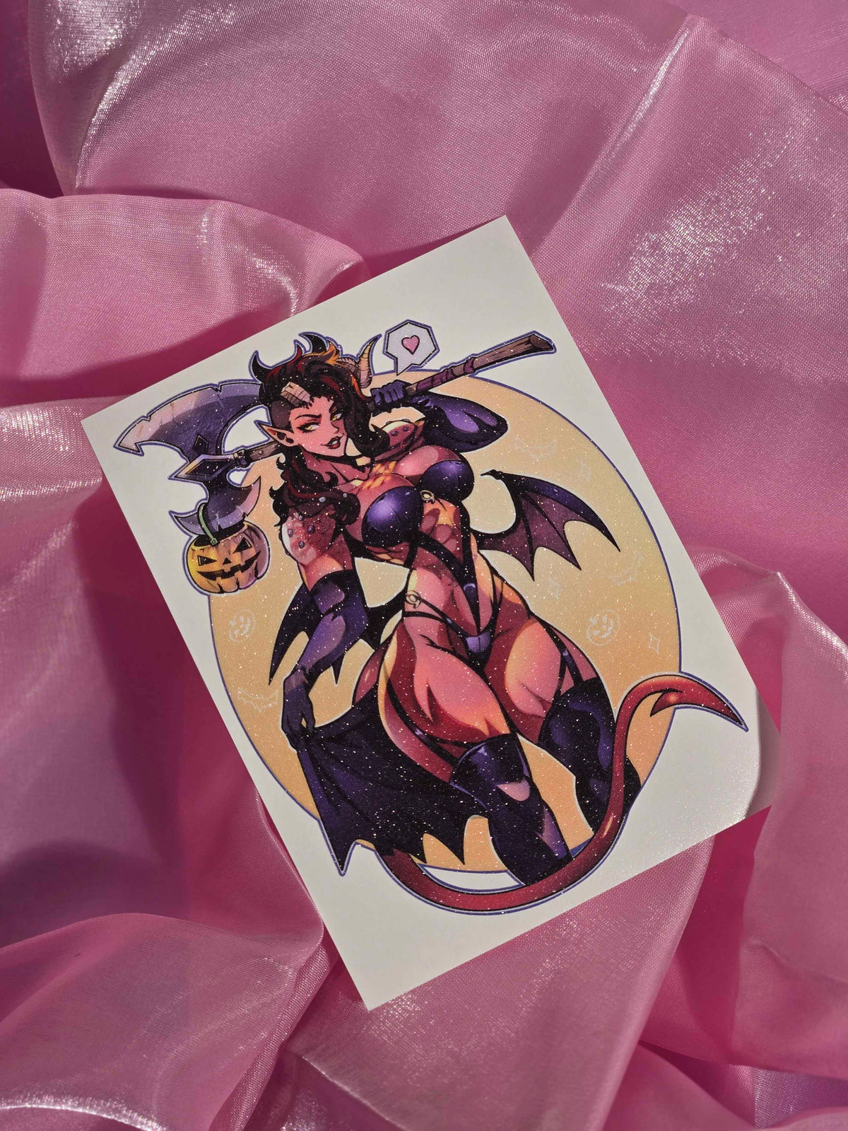 Hellfire Heart Sticker
