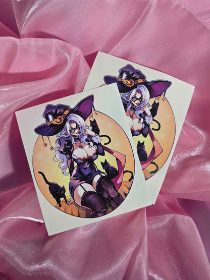 Feline Familiar Sticker
