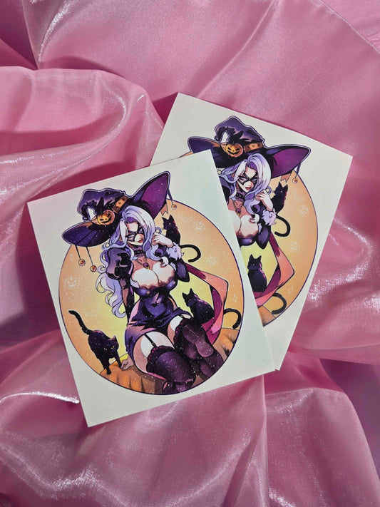 Feline Familiar Sticker