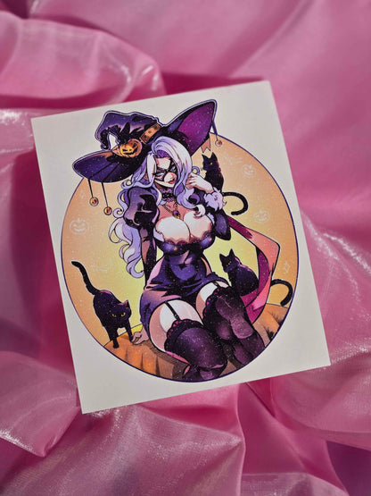 Feline Familiar Sticker