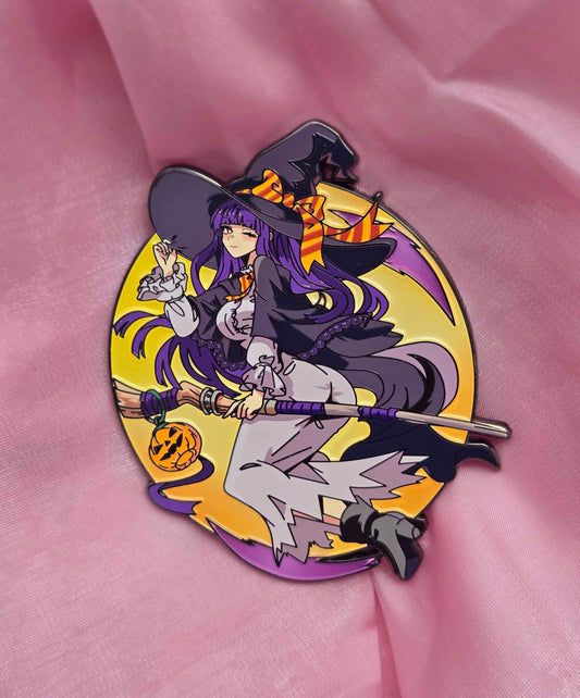 Magical Broom Ride Pin