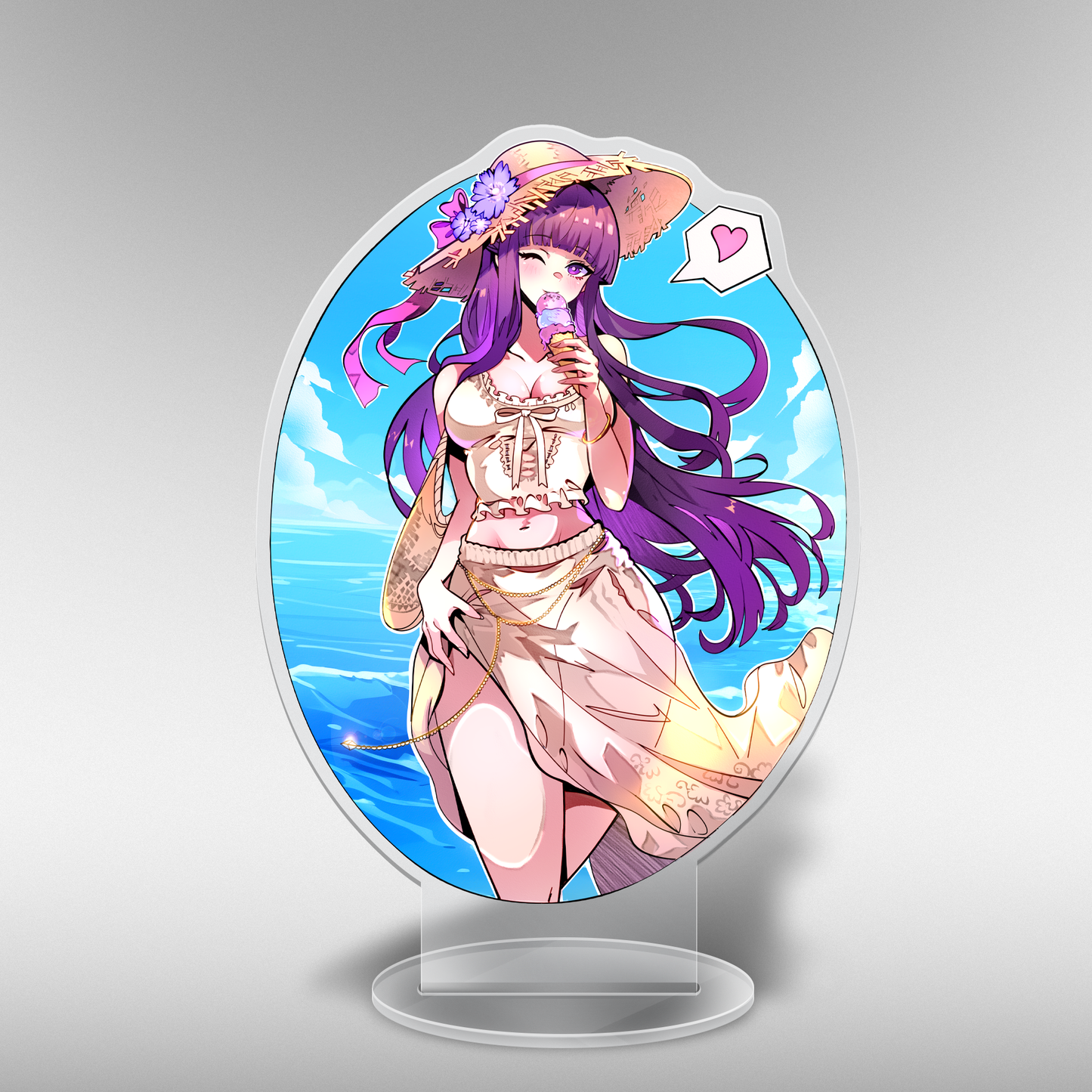 Beach going Fern Acrylic Standee