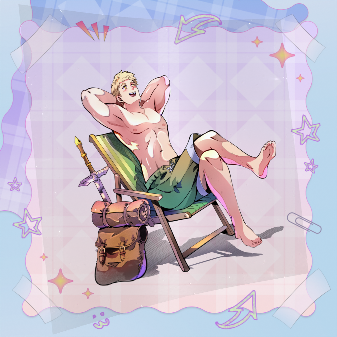 Delicious Summer Knight Stickers