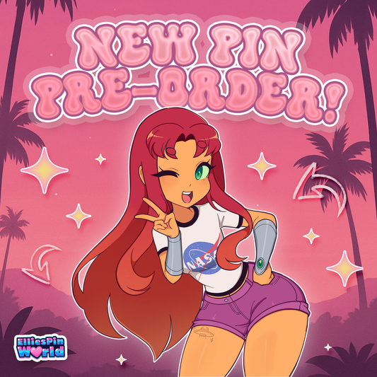 PRE-Order Space Starfire Pin